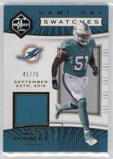 2017 Panini Limited Game Day Swatches 41/75 Mike Pouncey #GDS-MP 0rd2
