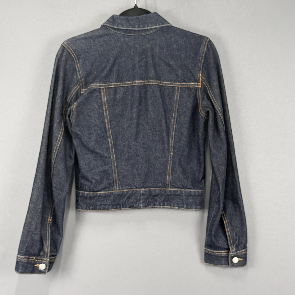 Chaqueta de mezclilla Billy Blues para mujer pequeña Western Trucker hecha en EE. UU. Retro Foto 2 de 4