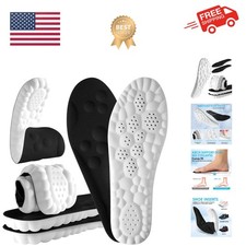 4D Cloud Steppers Insoles for Men and Women - Shock Absorption Inserts, Soft ...