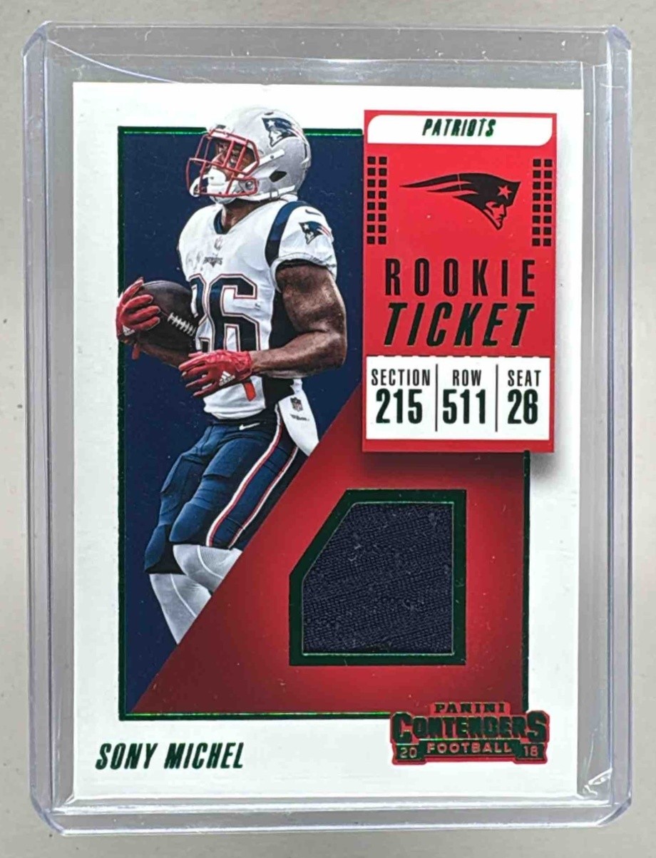 Sony Michel Panini Contenders Rookie Ticket Swatches #RTS11 Base