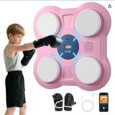 Smart Music Boxing Machine - Punching Wall Target for Home Training, Reaction