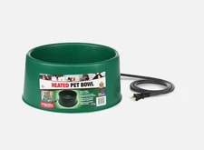 Farm Innovators P-60 1.5 Gallon Electric Heated Pet Water Bowl, 60 Watt, Green