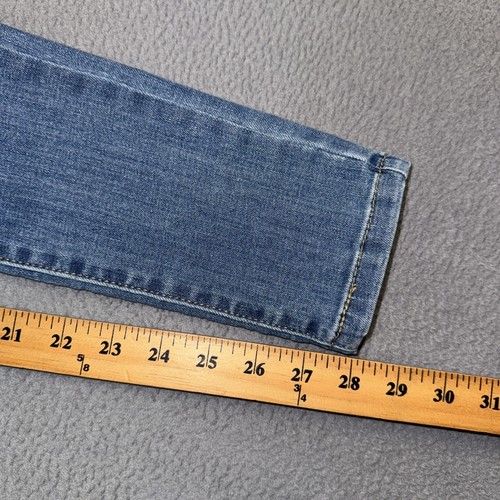 Levis Jeans Womens 31* Blue 535 Legging Stretch Distressed Denim Cotton Blend - Picture 4 of 12