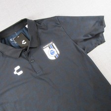 Charly Club Queretaro FC Polo Negro Fútbol Fútbol NUEVO Para Hombre Talla XL