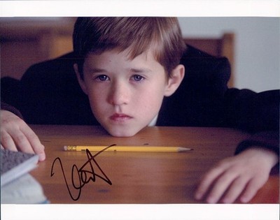 THE SIXTH SENSE AUTOGRAMM B #HALEY JOEL OSMENT# + UACC COA !!!