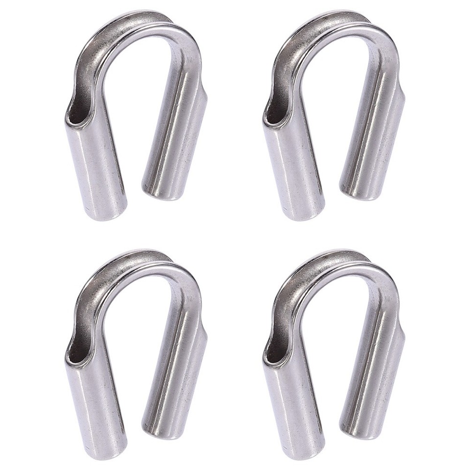 Wire Rope Types Rigging 4pcs Professional Cable Fixing Thimble Rigging Unique Fixing Workpiece ...