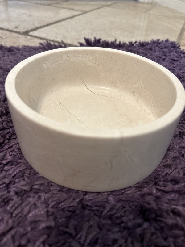 Handcrafted Marble Fruit Bowl