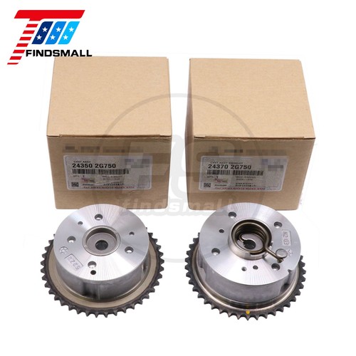 Genuine Camshaft VVT Gears for 11-16 Hyundai Kia 2.0 2.4 24350-2G750 24370-2G750