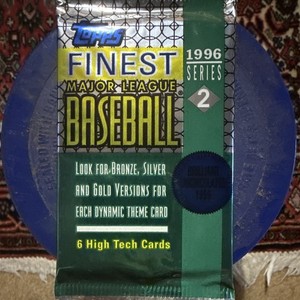 Topps 1996 Topps Finest Series 2 MLB Baseball Sealed Pack, 6 Cards