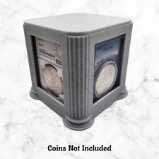 Stackable Coin Slab Display Storage for NGC PCGS ANACS CAC with Lid  Grey Marble