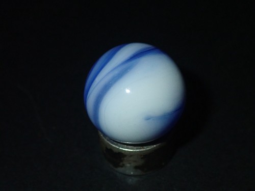 Alte Marmor MF Christensen Achatblau handgesammelte Schlacke 0,632"" F - Bild 8 von 12