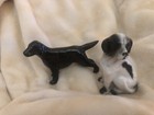 Porcelain Spaniel Marked Bone China Taiwan & Lab Dog Unmarked Figurines