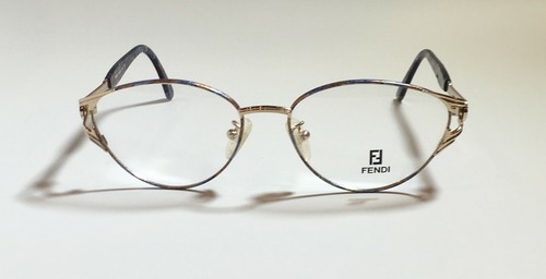 Gafas FENDI Para Mujer VINTAGE F39 Lila Brillo Hechas en Italia ¡Nuevas! - Imagen 1 de 4