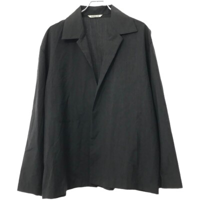 AURALEE WOOL SILK TROPICAL SHIRTS JACKET