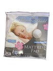 Full Size Overfilled Striped Mattress Pad Deep Pocket
