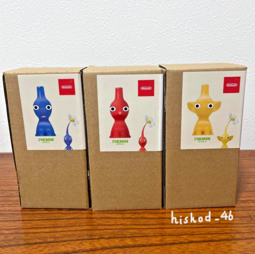 Nintendo TOKYO OSAKA Game Cube PIKMIN Figure Flower Vase Red