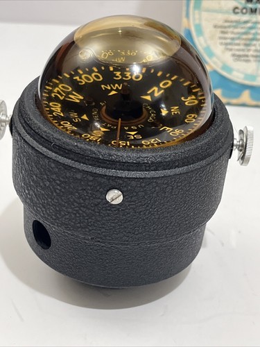 Vintage Airguide Nautical Boat Compass Model 88 NEVER USED - Picture 6 of 9