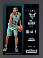 2017-18 CONTENDERS PLAYOFF TICKET #97 NICOLAS BATUM 183/249 CHARLOTTE HORNETS