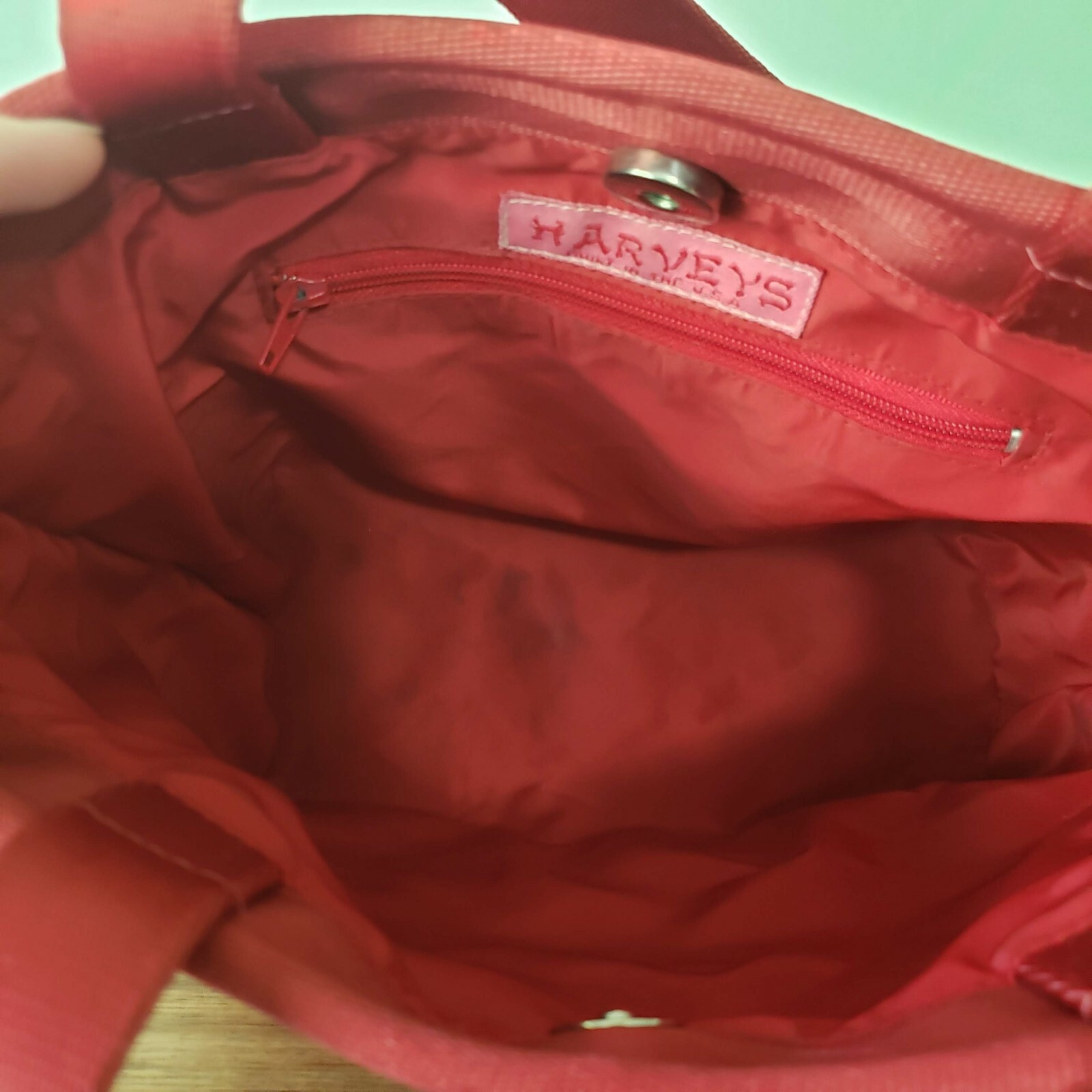 HARVEYS THE ORIGINAL SEAT BELT BAG TOTE / HANDBAG / PURSE (RED) eBay