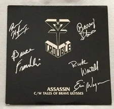Trouble "Assassin" EP Metal Blade Records - Autographed/Signed - Entire Band