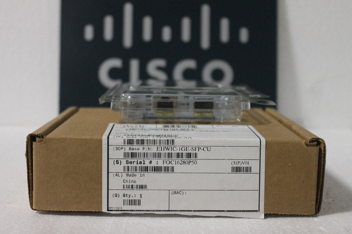 (未使用･未開封品)EHWIC-1GE-SFP-CU= Amazon.com: CISCO EHWIC-1GE-SFP-CU= 1 Port Dual Mode SFP