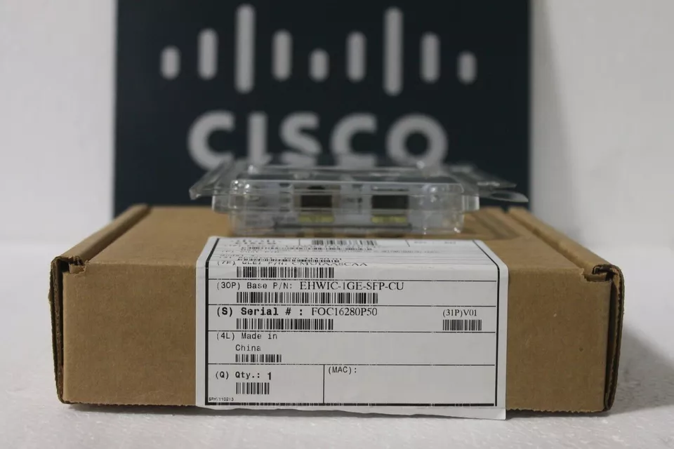 Cisco EHWIC-1GE-SFP-CU 1-Port GE + SFP Enhanced High Speed WAN Card OPEN BOX - Image 2 of 4