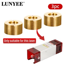 3PCS Laser Focusing Lens Replacement Lens For 10W 20W Laser Module Copper Seat