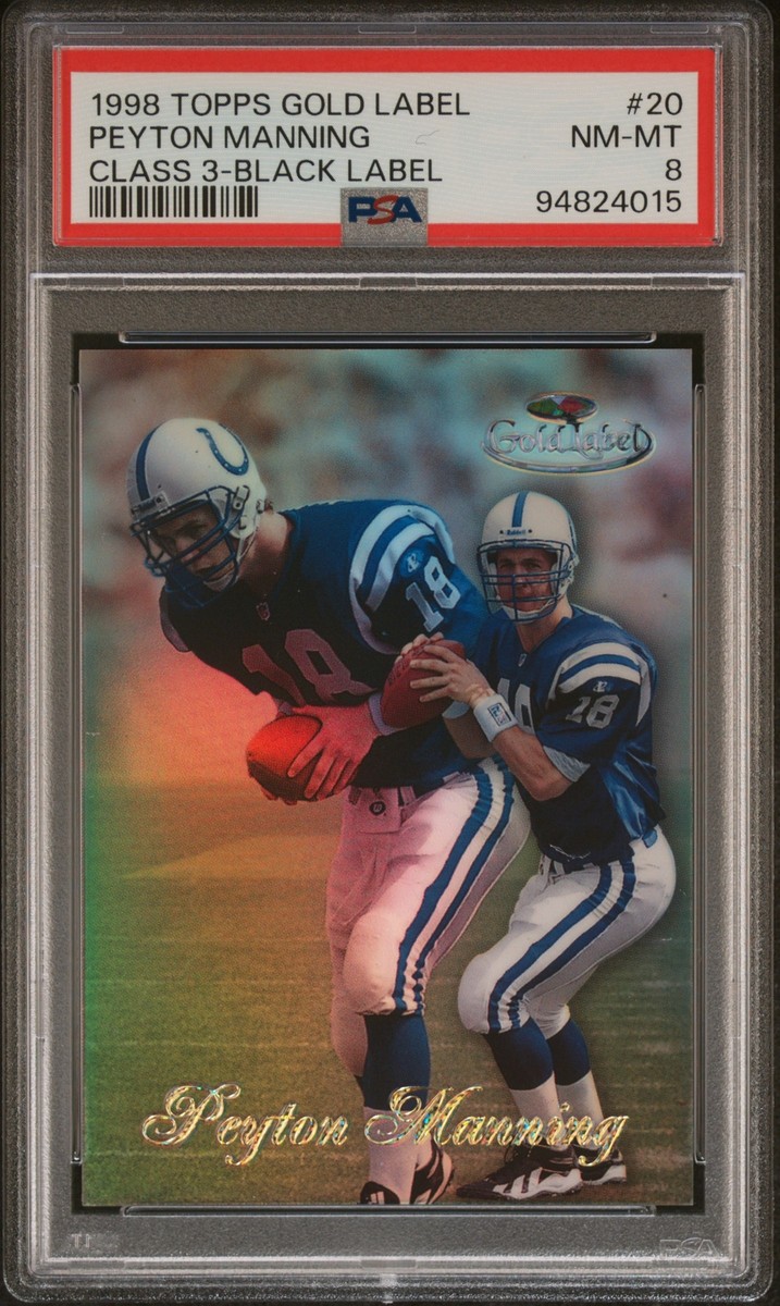 サプライ・アクセサリ・グッズ Peyton Manning Rookie Gold Label, PSA 8 サプライ・アクセサリ・グッズ Peyton Manning Rookie Gold