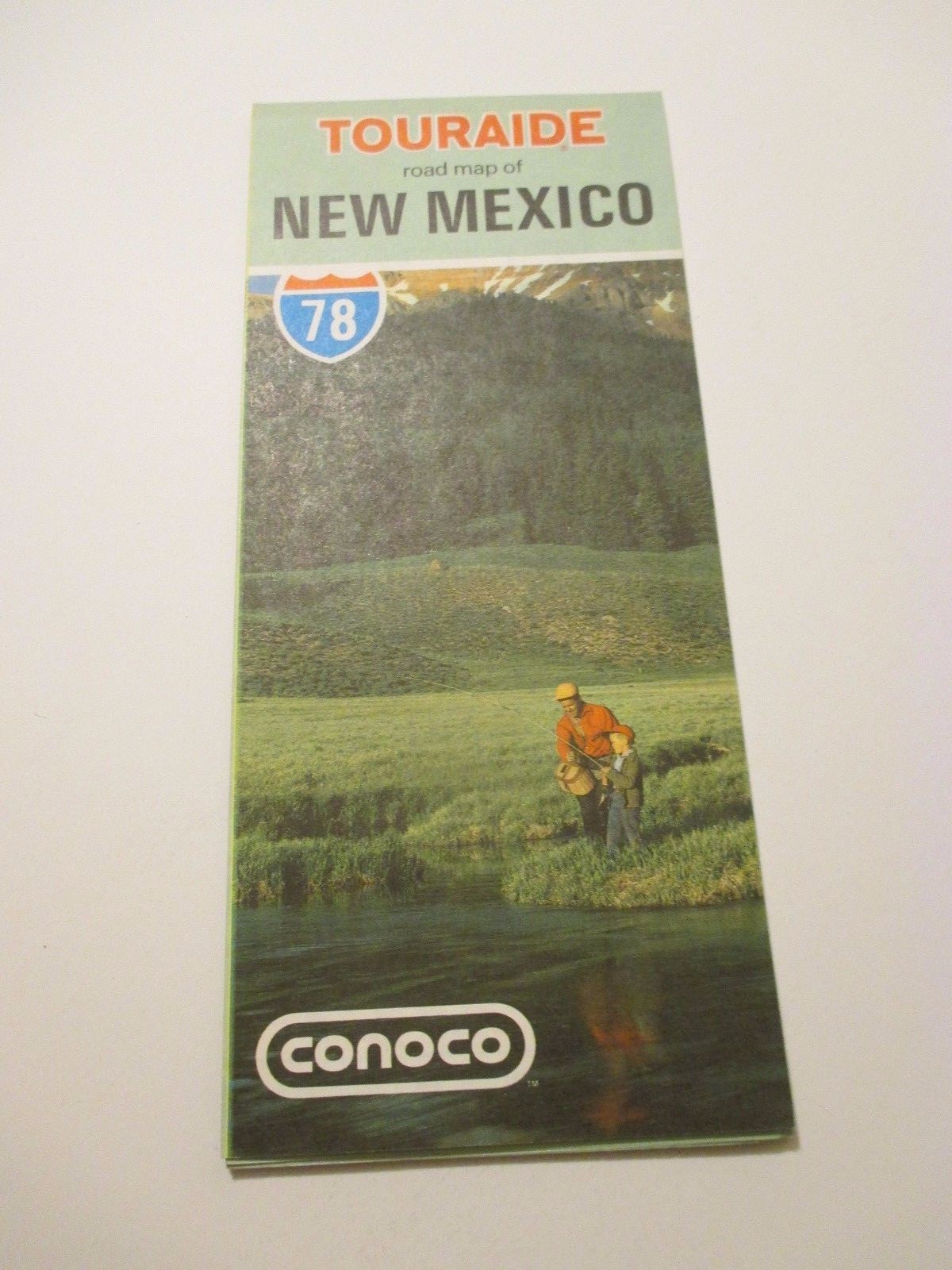 Vintage Conoco 1977 New Mexico State Highway Oil Gas Service Station