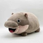 Cute Hippo Plush Toys Cartoon Animal Stuffed Doll Throw Pillows for Kids Gifts