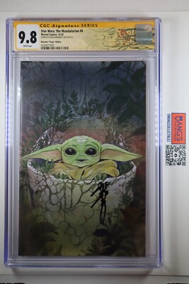 Comic Book Star Wars The Mandalorian #4 - CGC 9.8 - Signé Par Emily Swallow (The Armorer) - 2022