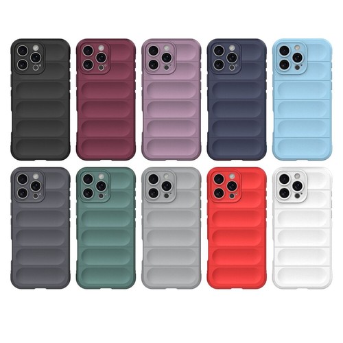For iPhone 16 Pro Max 16 Plus Protect Cover Soft TPU Anti-Slip Shockproof Cases - Picture 3 of 32