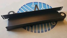 19" One Space 1U Rack Mount Steel Curved Ends Cable Management Shelf 4" Deep