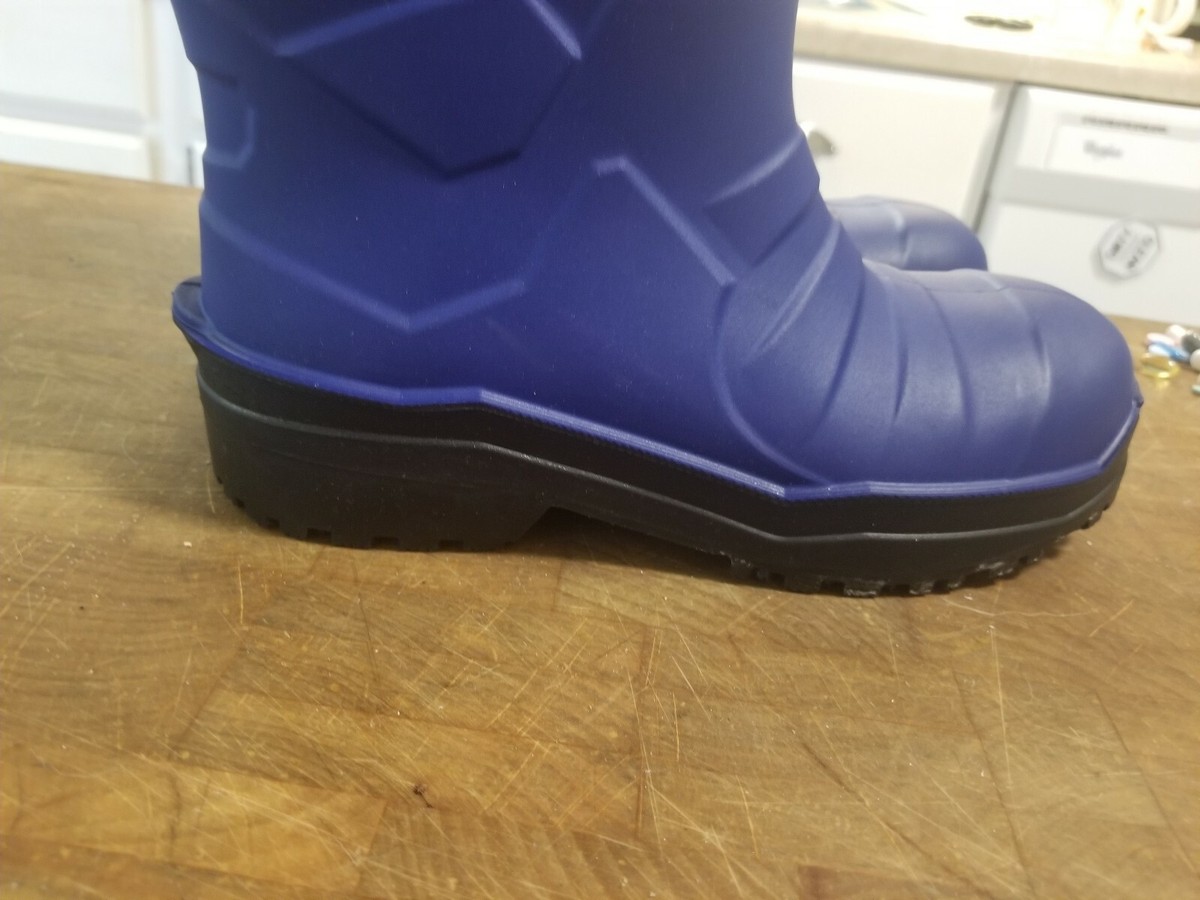 Shoes For Crews Sicherheitsgummistiefel SENTINEL | Größe 37 EU | Blau | Mit Stahlkappe & Rutschhemmender Sohle