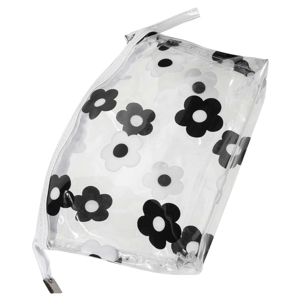 Makeup Bag Thickened Women Makeup Pouch Zipper Closure Portable Storage Bag-image