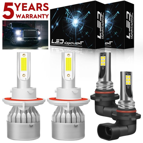 For Mercury Mariner 2005-2011 LED Headlight Hi/Lo + Fog Light 4 Bulbs Combo Kit - 第 1/14 張圖片