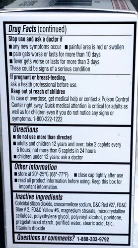 1blt 15 Caplets ValuHealth-Tension Headache Relief-Acetaminophen 500mg/Caffeine - Picture 3 of 12