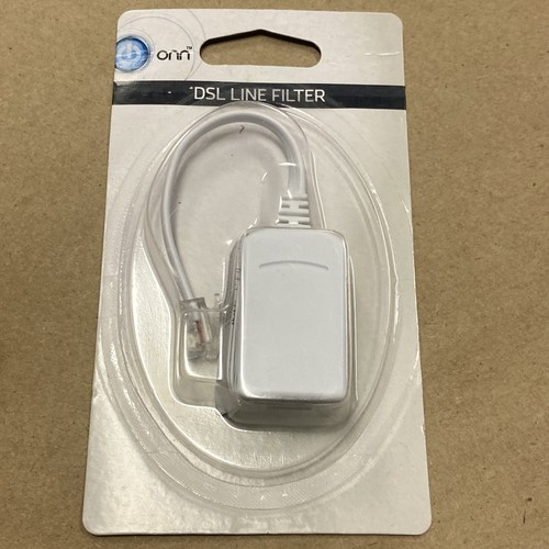Onn DSL Line Filter Optimize ONB16TE015 White - SEALED NEW - 第 1/4 張圖片