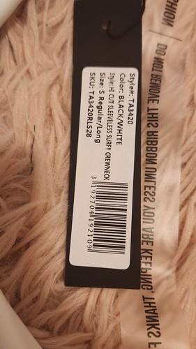 TA3 High Cut Crewey Surfy Black & White Contour S NWT - Picture 8 of 9