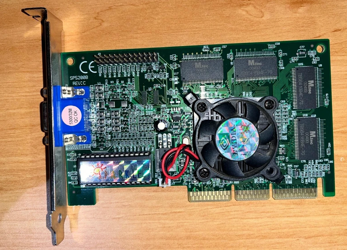 Placa De Vídeo Nvidia Tnt2 M64 32mb Agp