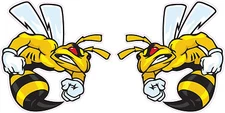 Ski-Doo Angry Bee Pairs Decal 6" Each