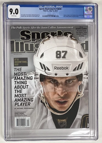 Sports Illustrated May 13 2013 Sidney Crosby Hockey CGC 9.0 Newsstand Penguins