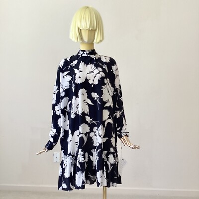 ganni floral silk dress GANNI Lace-trim maxi Dress