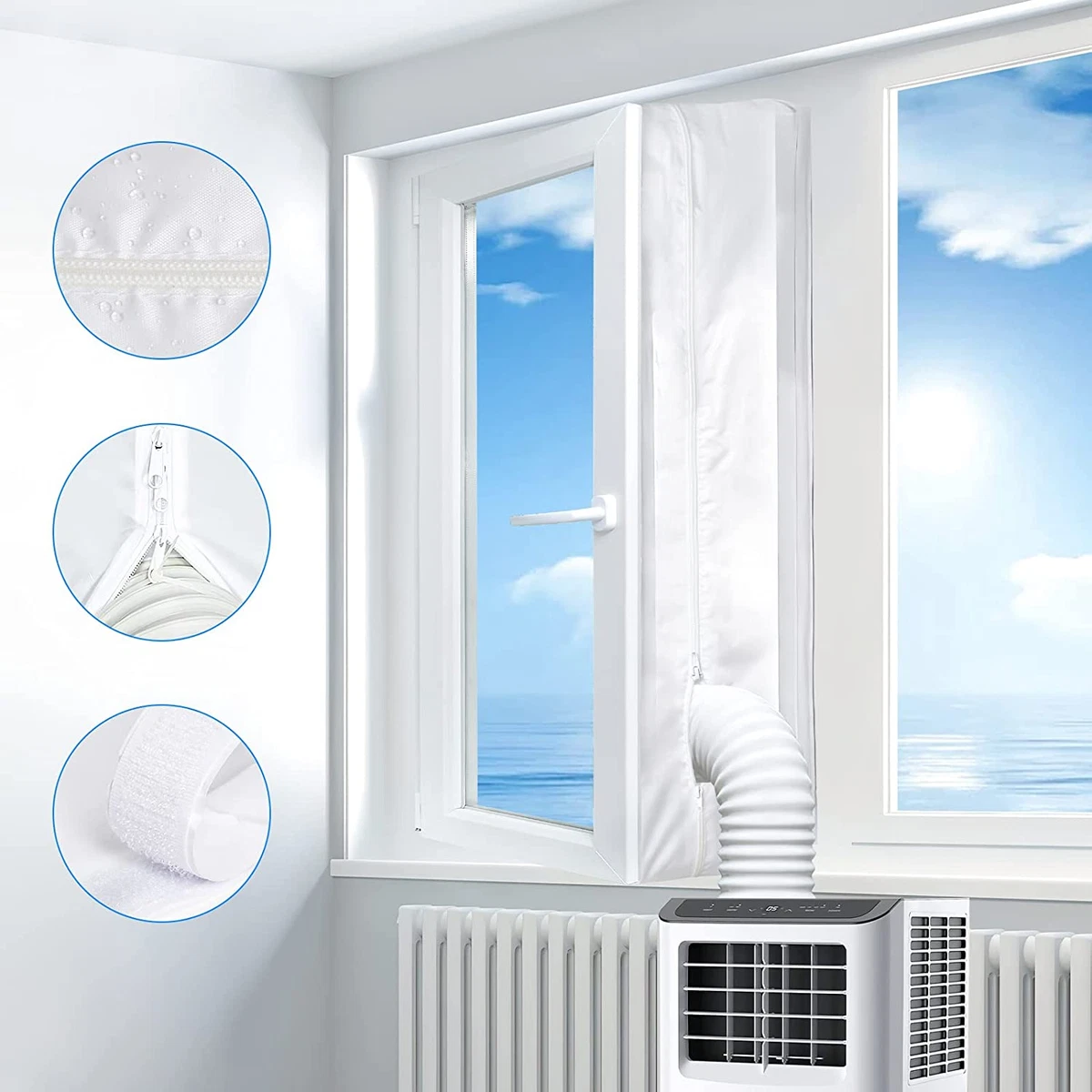 Universal Window Seal for Portable Air Conditioner Portable AC Window Seal Kit