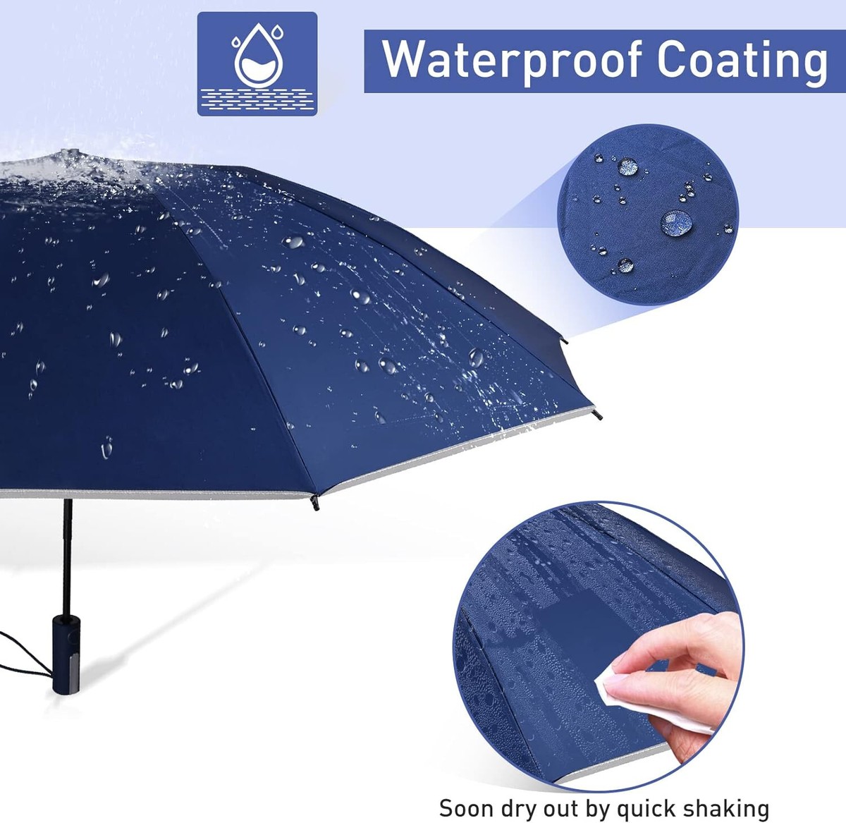Amazon Compact Windproof Umbrella Inverted Compact Umbrella