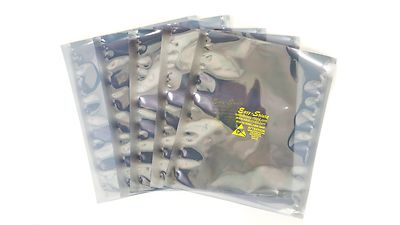 1000 ESD Anti-Static Shielding Bags, 6''x8'' in (Inner Diameter),Open-Top,3.1 mils