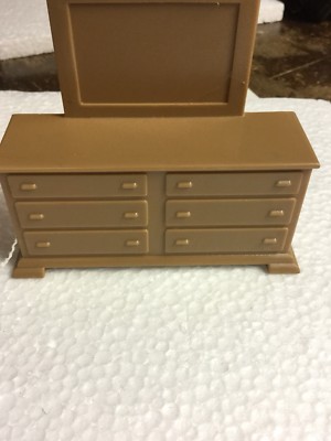 brown plastic dresser (2 pack) Sterilite 3 Drawer Wide Weave Tower, Plastic Dcor Drawers with Pull Handles, Brown
