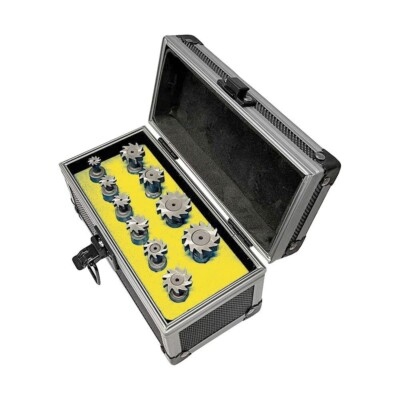 #ad HSS Milling Cutter 10Pcs Woodruff Keyseat 1 2quot; Shank Metalworking Hole Cutter $196.08