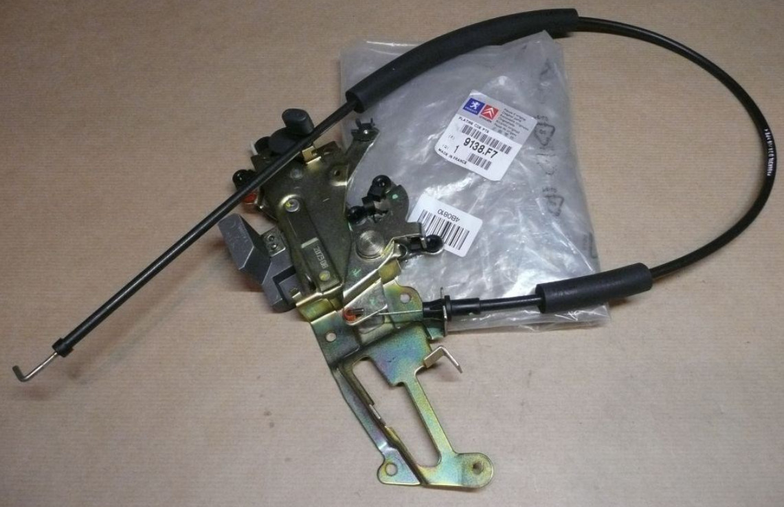 Serrure de porte coulissante PSA 9138.F7 à verrouillage fluide pour Partner II