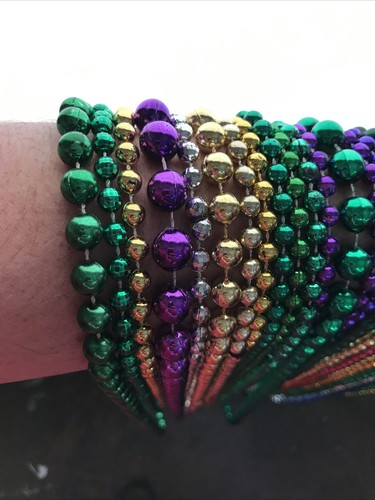 Lot Of Costume Mardi Gras Masquerade Cosplay Necklace Beads & Headbands - Picture 7 of 16